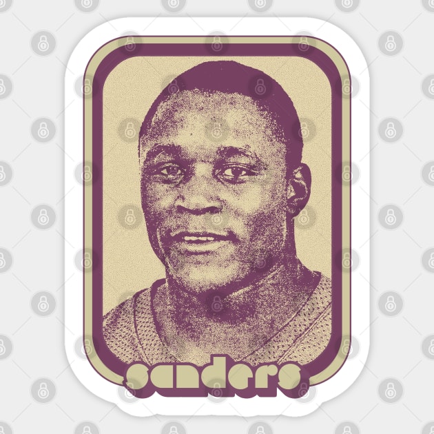 Barry Sanders /// Retro Detroit Lions Running Back Design Sticker by DankFutura